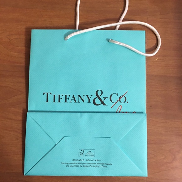 Rare Tiffany & Co. "Love" Medium Paper Gift Bag - Picture 2 of 6